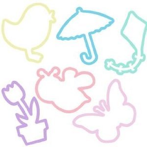 Silly Bandz Spring Shapes