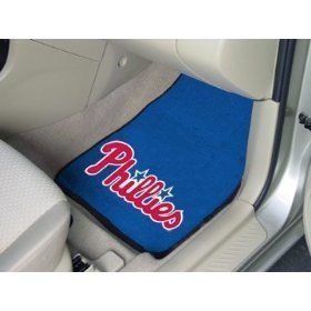 Philadelphia Phillies universal fit Carpet 2 Pc Car Floor Mat (Rug)