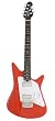 Ernie Ball Music Man Albert Lee Double Humbucker Tremolo - Coral Red All Rosewood Neck White Pearl Pickguard Ernie Ball Music Man Albert Lee Double Humbucker Tremolo - Coral Red All Rosewood Neck White Pearl Pickguard