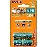 ソニー 充電式ニッケル水素電池単3形(2本1組) 300回充電可能 NH-AA-2BF