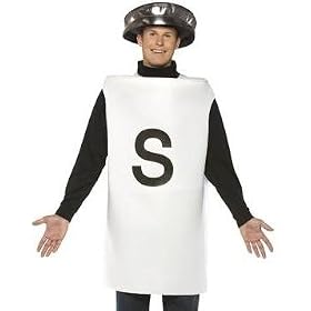 Funny Adult Salt Shaker Couples Halloween Party Costume