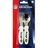 NFL NY Football New York Jets Baby Eating Utensils Fork and Spoon