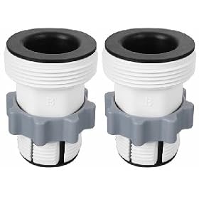 Hose Conversion Adapters kit for Intex 1500gph pump only (will not work with 2500gph or larger pump, please order Amazon ASIN# B00162SP2G)