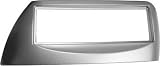 FORD KA SILVER CAR STEREO/RADIO FASCIA/FACIA PLATE SURROUND WITHOUT HOLE