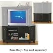 Corner TV Stand- Antique Black