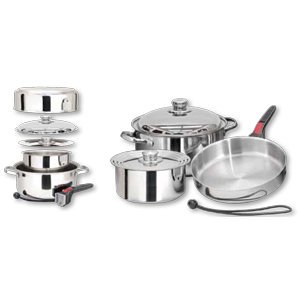 Magma Nestable 7 Piece S.S Starter Cookware Set product image