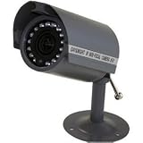 Clover Electronics CC5303 CCD Indoor/Outdoor Night Vision Color Bullet Security Camera - Small (Dark Grey)