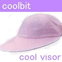 アウトドアにオススメ！！【クールビット CLV-CP702 　カラーPNKピンク】cool visorシリーズ バイザータイプ 熱中症対策に！！