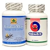 EndurMax & ViaGrowth III - Control Ejaculation And Anxiety, 60 + 60 tabs.