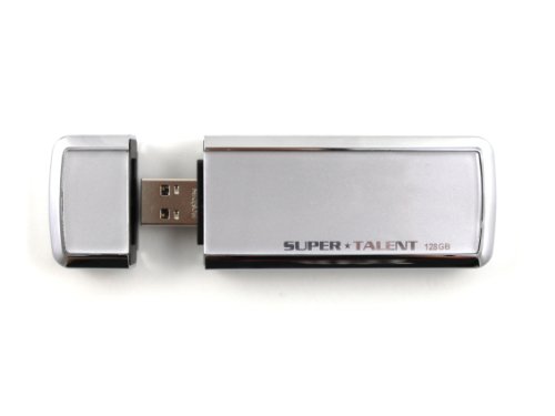 Super Talent SuperCrypt 128 GB USB 3.0 Flash Drive ST3U28SCS
