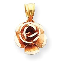 14k Gold Rose Charm