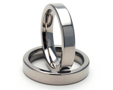 New 4mm Comfort Fit, Custom Titanium Ring, Free Sizing Band 4-17