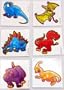 Cute Dinosaur Temporay Tattoos (144/PKG)