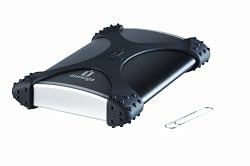 Iomega eGo BlackBelt Portable Hard Drive, USB 2.0, 250GB - 34458