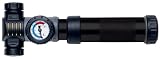 Crank Brothers Power Airpump Pro, schwarz/gold