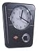 Wesco Retro-Wanduhr schwarz