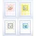 Blue Blooming Artworks With Frame