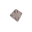 Chessex Opaque 16mm Dark Grey and black d4