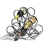 Kitchen & Housewares : Spectrum Diversified 48310 Black Bordeaux Wine Rack - 7 Bottle