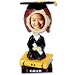 FEMALE GRADUATION BOBBLEHEAD/CAKE TOPPER