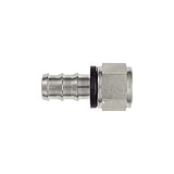 XRP 230006SN Size 6 Super Nickel Straight Push-On Hose End