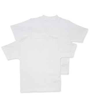 Boy's short-sleeve vests - 2pk 2-3years
