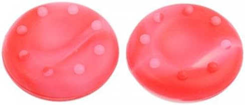 Mod Freakz Xbox 360 Xbox One PS3 PS4 Wii Thumbstick Grips (1 pair) Red/Clear