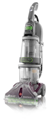 Hoover F7411-900 SteamVac Dual V Widepath Carpet Cleaner with Powered Handheld Tool, Plum