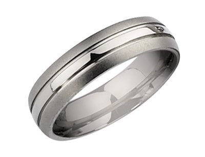 Men's 6mm Titanium Wedding Band