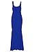 Chase Secret Womens Summer Beach Hollow Out Maxi Club Dress Medium Blue