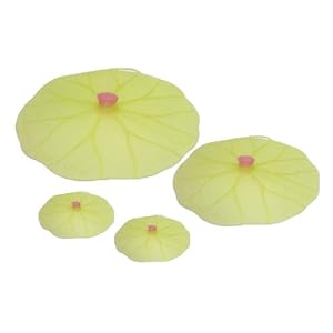 Charles VIANCIN The Lilypad Lid Small, Medium &amp; Large Silicone Suction Lid &amp; Food Cover (Set of 4)