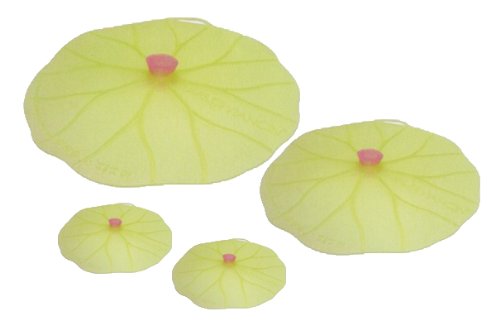 Charles VIANCIN The Lilypad Lid Small, Medium & Large Silicone Suction Lid & Food Cover (Set of 4)