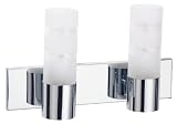 Fusion Hardware Manhattan Over Mirror Double Light - Polished Chrome