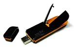 Alfa Fly3G Wireless Mobile Broadband 3G / 3.75G USB Modem Dongle, Quad-band Cellular Internet Access USB Adapter with Micro-SD Card Reader - 7.2 Mbps Hi-Speed Download - GSM, GPRS, EDGE, HSUPA - For Windows and MAC