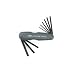 Allen 56346 Duracast Fold-up Inch Hex Key Set, 9-Piece