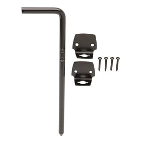 Crown Bolt 62282 1/2-Inch by 12-Inch Cane Bolt, Black