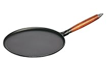 Staub 10 1/4 Inch Crepe Pan with Wooden Handle