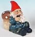 Pipe Smoking Garden Gnome