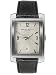 Kenneth Cole Stainless Steel Mens Silver White Analogue Dial Black Leather Strap Watch
