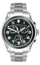 Big Sale Victorinox Swiss Army Chronograph Classic Black Ceramic Men's Watch - V241544