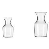 3 PAK: Decanter Caraffe 6 oz. 4.87 Tall. Ultra-High Strength, Break Resistant Glassware.... by HercuGlass