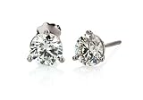 Martini Set Diamond Stud Earrings in Platinum 31tmV4NB9CL. SL160 Martini Set Diamond Stud Earrings in Platinum