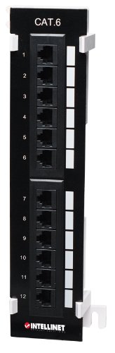 Intellinet 12-Port Cat6 Wall-mount Patch Panel (560269) Intellinet 12-Port Cat6 Wall-mount Patch Panel (560269) image