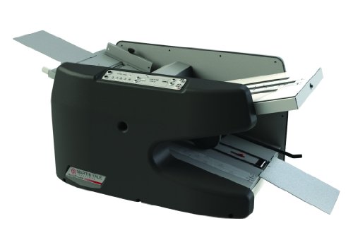 Martin Yale Electronic Ease-of-Use AutoFolder Handles Paper Weight from 16 Pound Bond to 70 Pound Index Charcoal