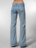 J Brand Women's Jeans Malik Wide Leg in Powder