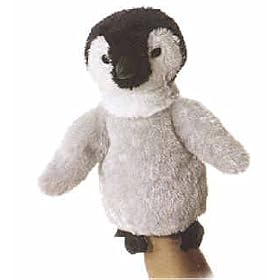 Plush Baby Emperor Penguin Body Puppet 10
