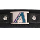 Arizona Diamondbacks Italian Leather Cuff Bracelet