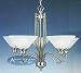 Chandelier Brushed Nickel 5 light Contemporary Savant
