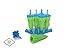 Popsicle Molds BPA Free Set Of 6 By Homelivn,Set of 6 Green Blue Reusable, BPA free, Durable Quality Molds with Sturdy Tray