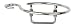 Wenko 18280100 Hair Dryer Holder Milano